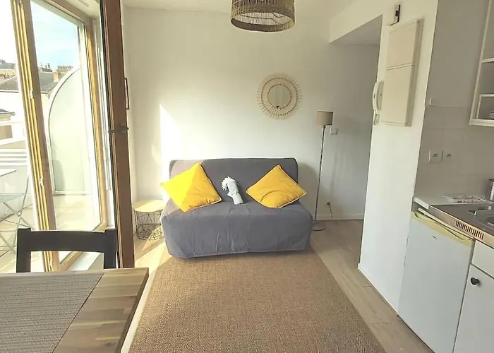 Cosy Studio Centre-Ville, Balcon