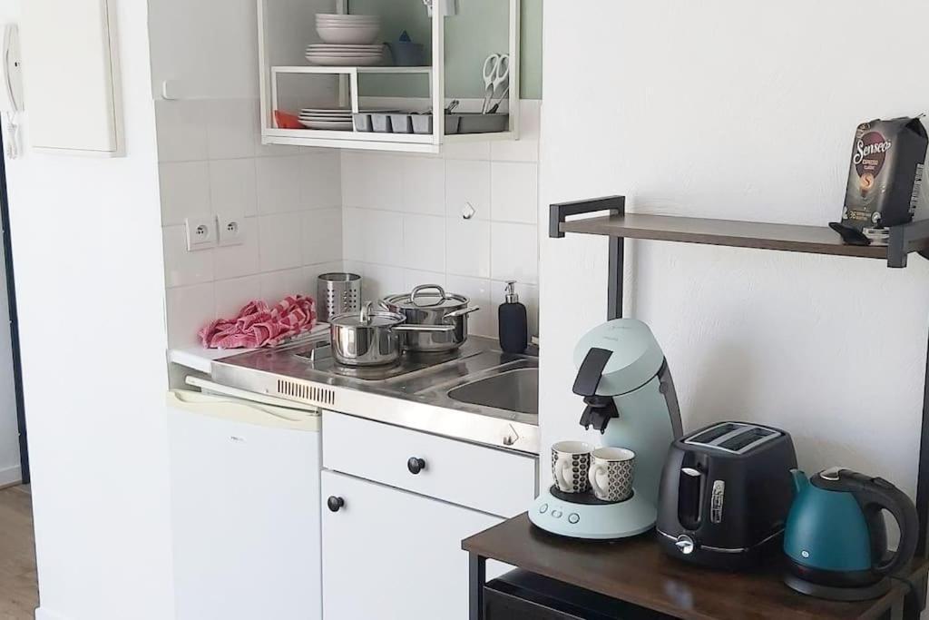 Cosy Centre-ville, Balcon Apartamento *